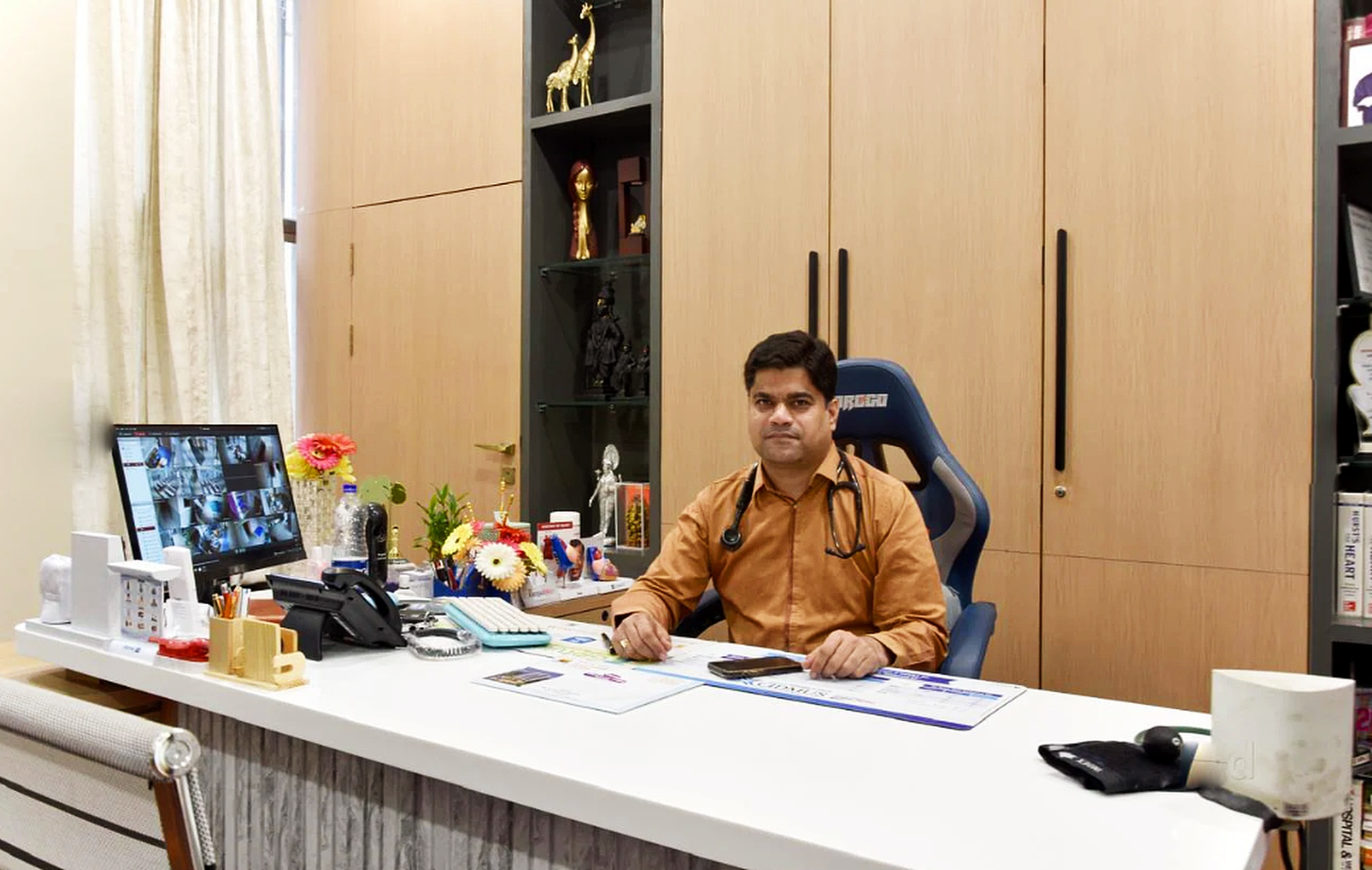 Private doctor consultation room